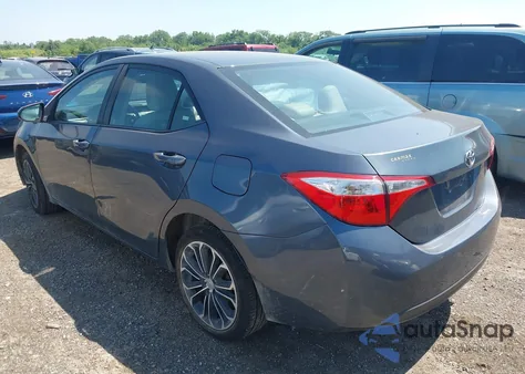 2016 Toyota Corolla Le from USA, damaged, VIN 5YFBURHE8GP486834